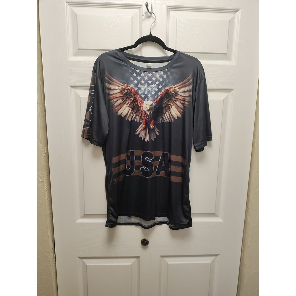 USA XL Short Sleeve Multicolored Shirt